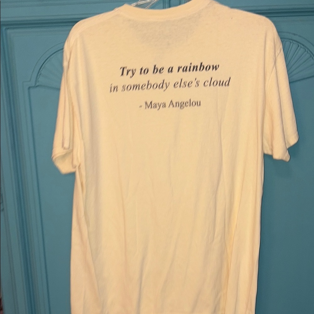 Maya Angelou Signature Cream T-Shirt - Picture 4 of 7